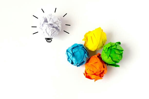 Crumpled papers showing mistakes