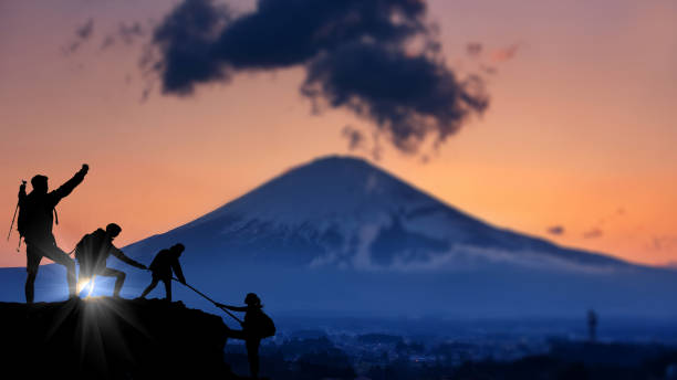 Image 13 5 people trekking on mountain