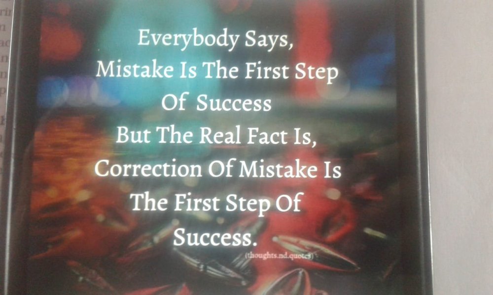 The First Step of the Success